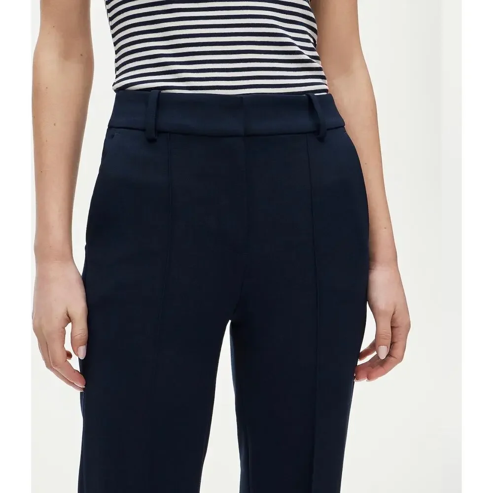 J. Crew Natalia pant in four-season stretch Heather Smoked Graphite NWT size 00P